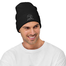 Load image into Gallery viewer, Embroidered Dry. Mountain Scene Beanie
