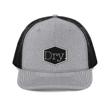 Load image into Gallery viewer, Dry. Logo Grey/Black Trucker Cap
