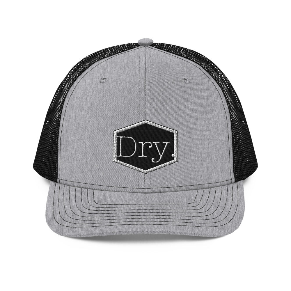 Dry. Logo Grey/Black Trucker Cap