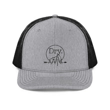 Load image into Gallery viewer, Dry. Mountain Scene Trucker Cap (Grey/Black)
