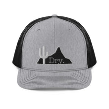 Load image into Gallery viewer, Dry. Desert Logo Trucker Cap (Grey/Black)
