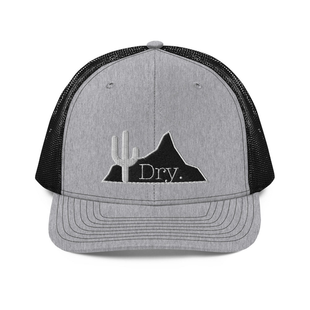 Dry. Desert Logo Trucker Cap (Grey/Black)