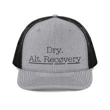 Load image into Gallery viewer, Dry. Alternative Recovery Trucker Cap (Grey/Black)
