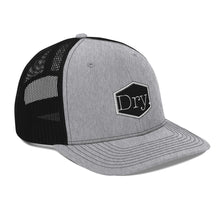 Load image into Gallery viewer, Dry. Logo Grey/Black Trucker Cap
