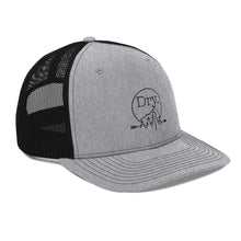 Load image into Gallery viewer, Dry. Mountain Scene Trucker Cap (Grey/Black)
